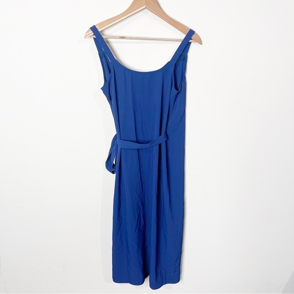 Everlane Royal Blue The Japanese GoWeave Tank Wrap Dress Size 0 US - Picture 6 of 7